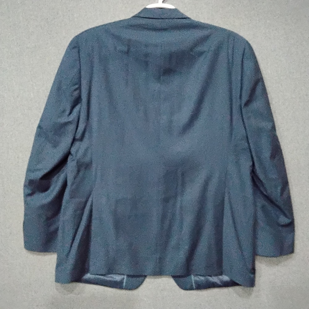 Michael Kors Mens Blue Two Button Blazer Jacket Sport Coat 46L PO 4900076276 - Picture 6 of 11